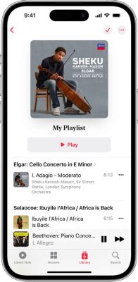 can you make a collaborative playlist on apple music that blends the essence of classical and contemporary sounds?